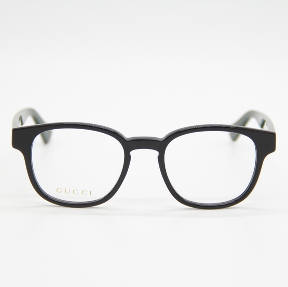 NEW GUCCI EYEGLASSES GG0927O 001 BLACK GREEN ROUND WOMEN’S GUCCI EYEWEAR GG0927O - Picture 3 of 12